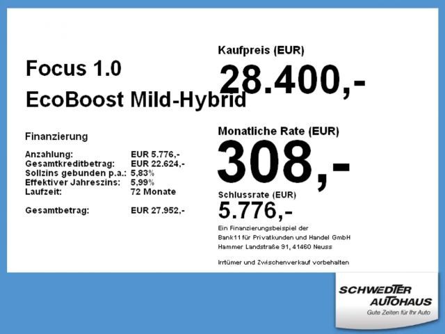 Ford Focus EcoBoost ST Line