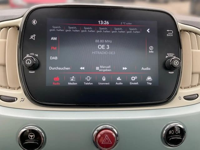 Fiat 500 1.0 GSE HYBRID 70HP Leder