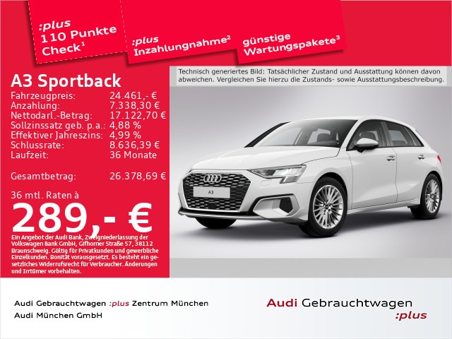 Audi A3 30 TFSI S-Tronic Sportback