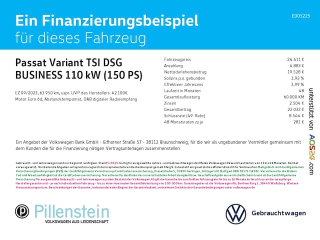 Volkswagen Passat Business DSG Variant