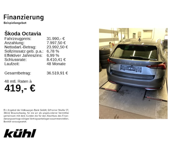 Skoda Octavia 2.0 TDI Combi Selection