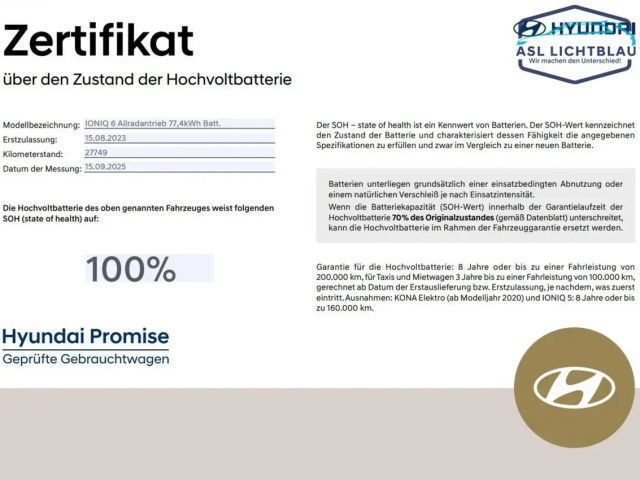 Hyundai IONIQ 6 UNIQ Vierwielaandrijving