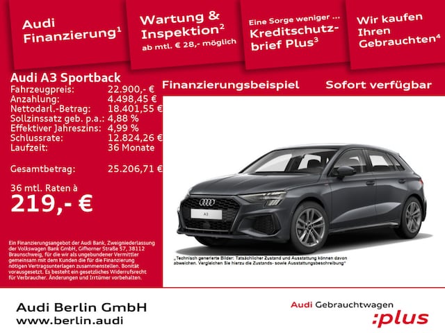 Audi A3 35 TFSI Sportback