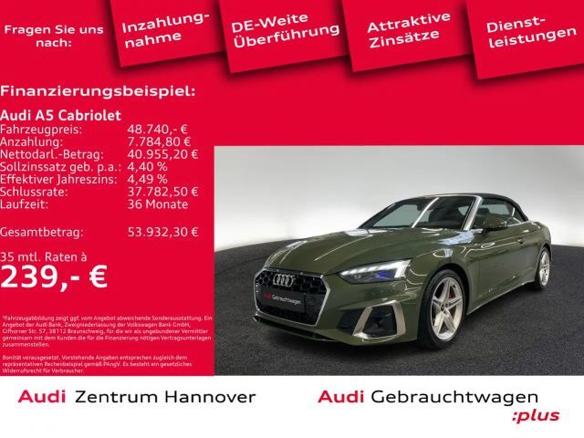 Audi A5 40 TDI Cabriolet S-Line