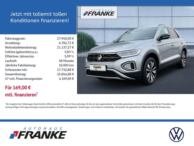 Volkswagen T-Roc 1.0 TSI Plus