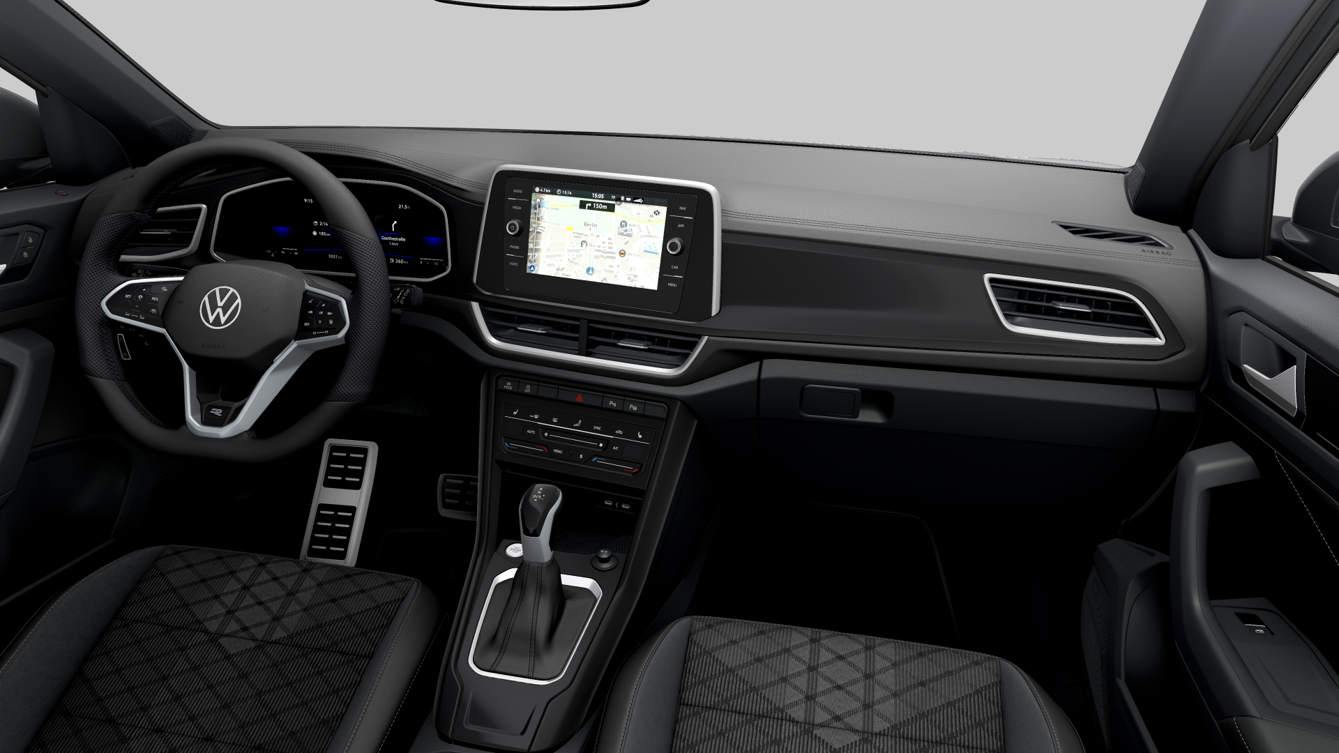 Volkswagen T-Roc 1.5 TSI R-Line Sportpaket StandHZG Navi Digitales Cockpit LED Blendfreies Fernl.