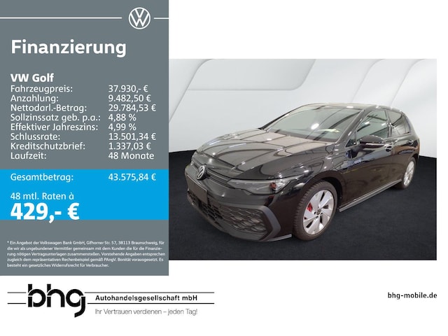 Volkswagen Golf DSG GTE eHybrid