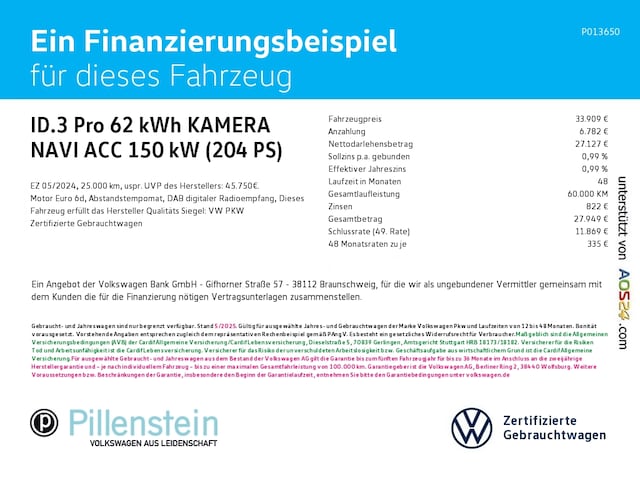 Volkswagen ID.3 Performance Pro