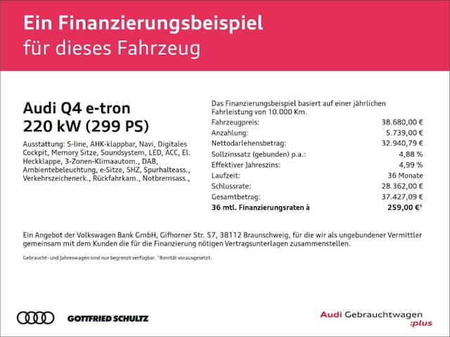 Audi Q4 e-tron 50 Quattro Sportback