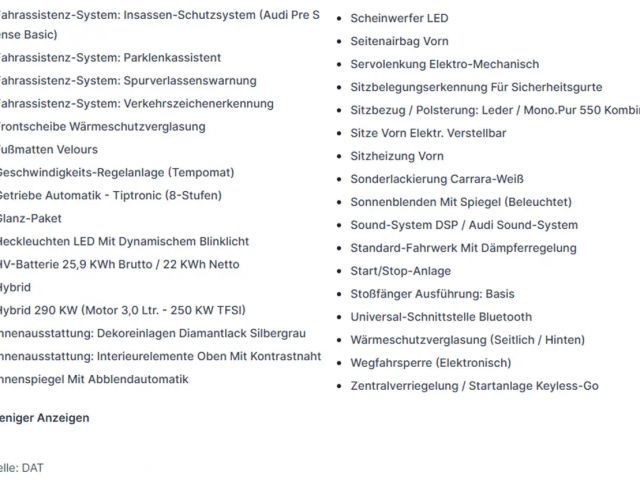 Audi Q8 Hybride Quattro