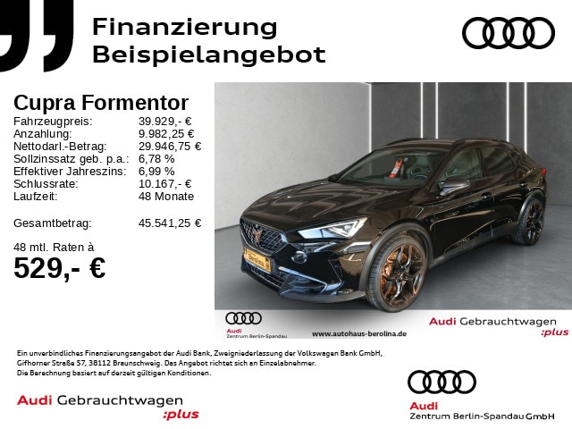 Cupra Formentor 2.5 TSI DSG VZ5