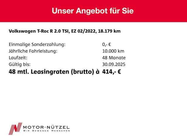 Volkswagen T-Roc 2.0 TSI DSG