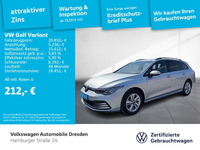 Volkswagen Golf 1.0 TSI Golf VIII Life Variant