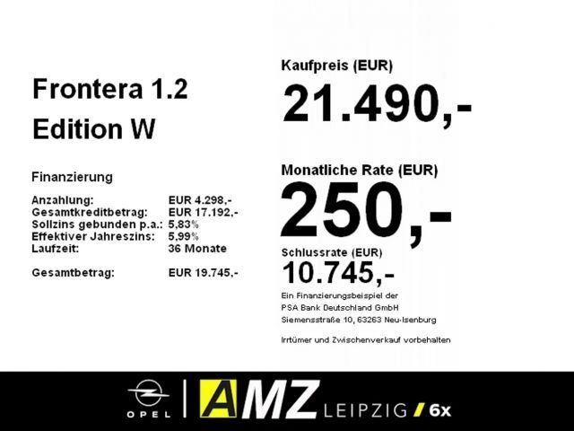 Opel Frontera Edition