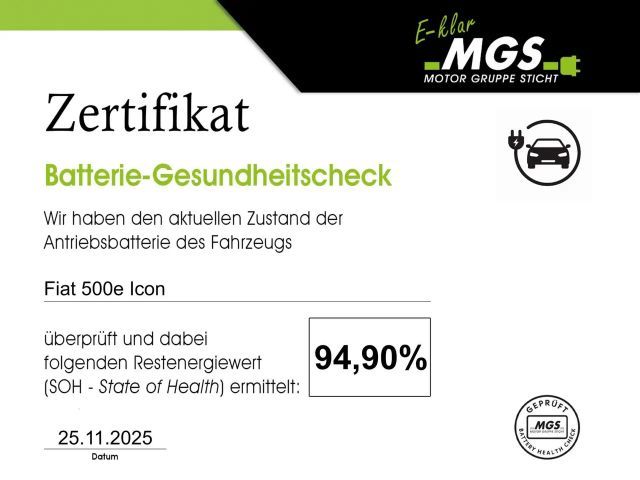 Fiat 500e Icon