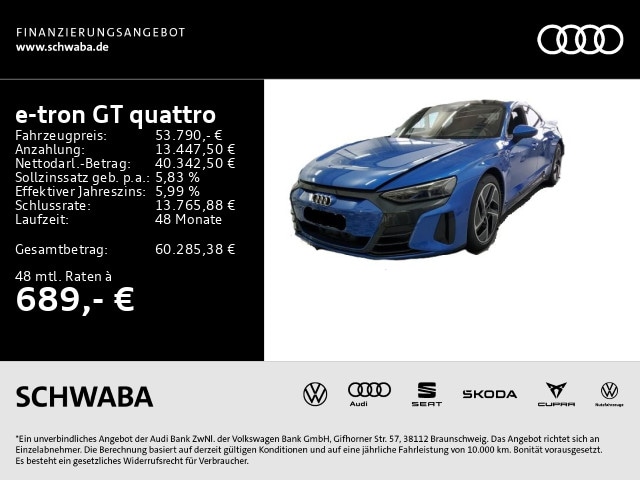 Audi e-tron GT Quattro