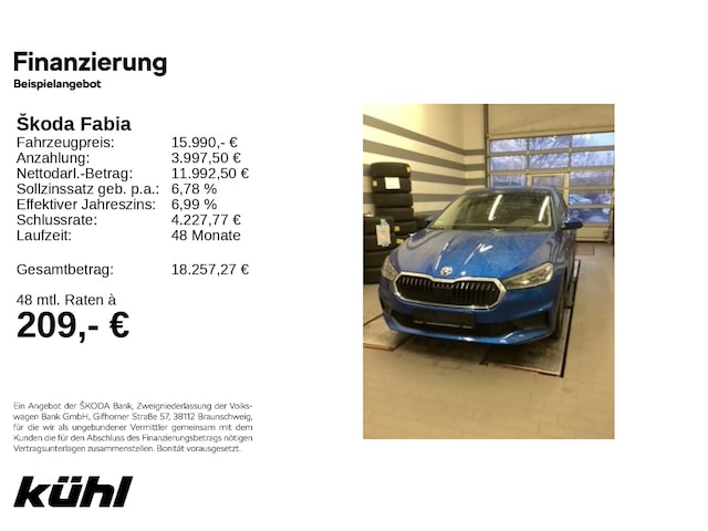 Skoda Fabia 1.0 TSI Tour