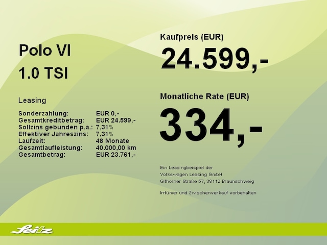 Volkswagen Polo 1.0 TSI