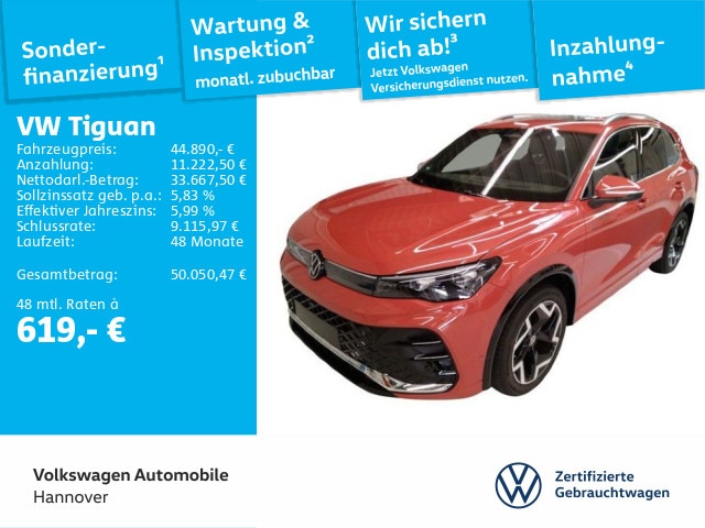 Volkswagen Tiguan 2.0 TDI DSG R-Line