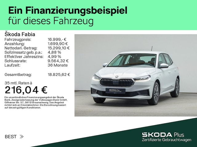 Skoda Fabia 1.0 TSI Tour
