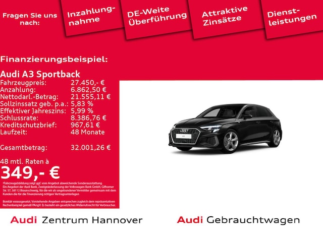 Audi A3 35 TFSI S-Tronic Sportback