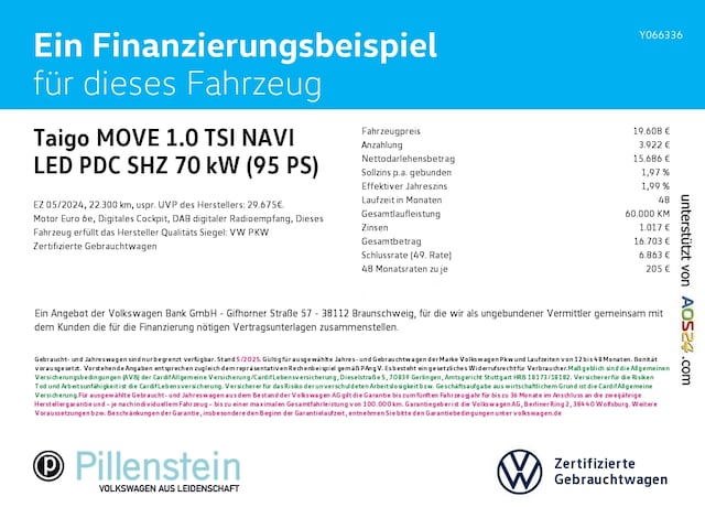 Volkswagen Taigo 1.0 TSI Move