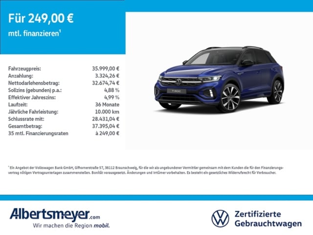 Volkswagen T-Roc 2.0 TDI 4Motion DSG