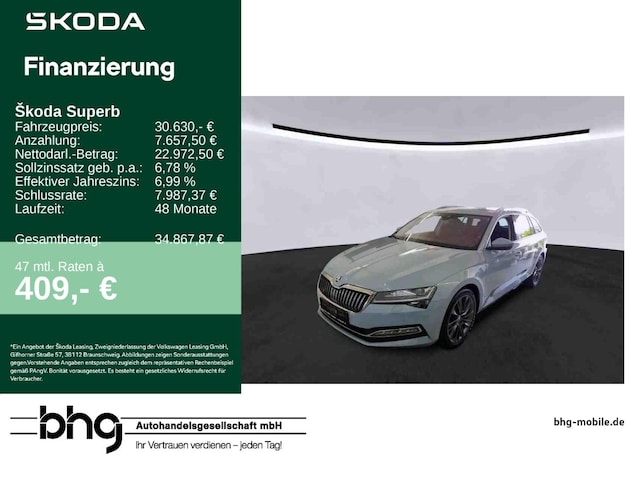 Skoda Superb 2.0 TDI Combi Style Style