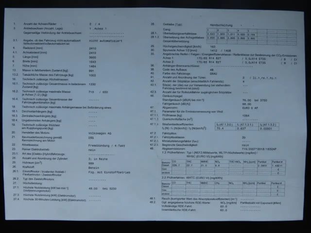 Volkswagen up! 1.0 Basis 1.Hand*LED*Bluetooth*SHZ*8-fach