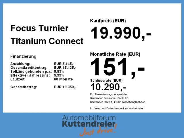 Ford Focus Titanium Wagon