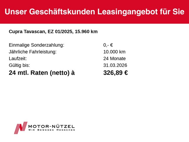 Cupra Tavascan Endurance