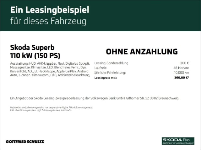 Skoda Superb 2.0 TDI Combi Selection