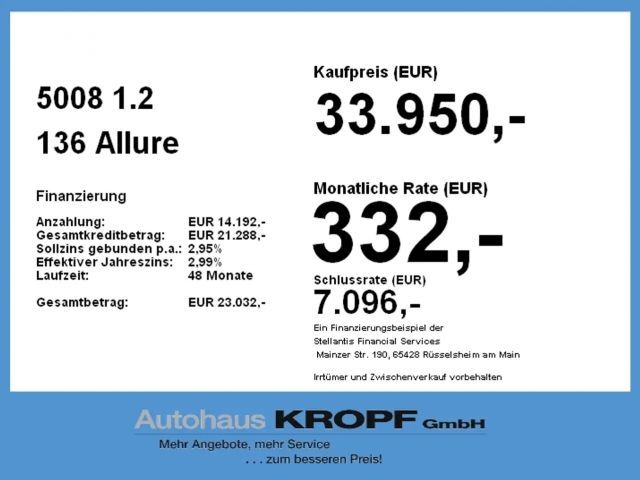 Peugeot 5008 Allure Pack