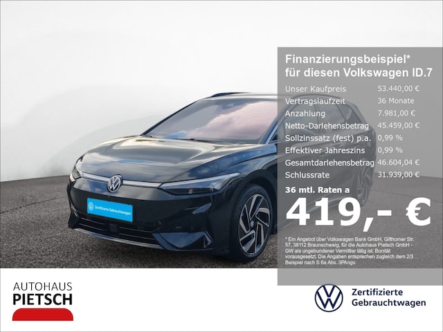Volkswagen ID.7 IQ.Drive Pro Tourer