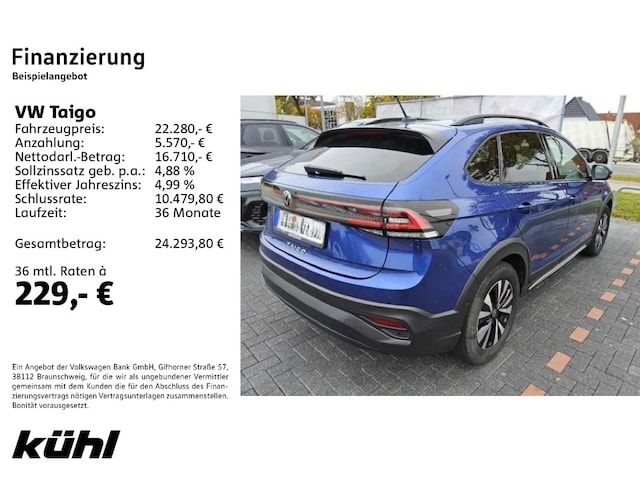 Volkswagen Taigo 1.0 TSI Life