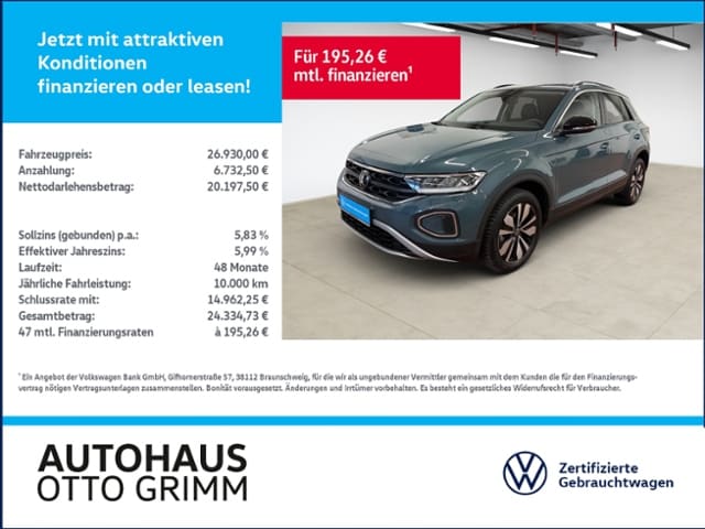 Volkswagen T-Roc 1.0 TSI