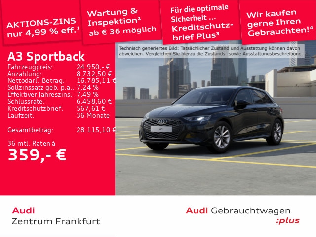 Audi A3 30 TFSI S-Tronic Sportback