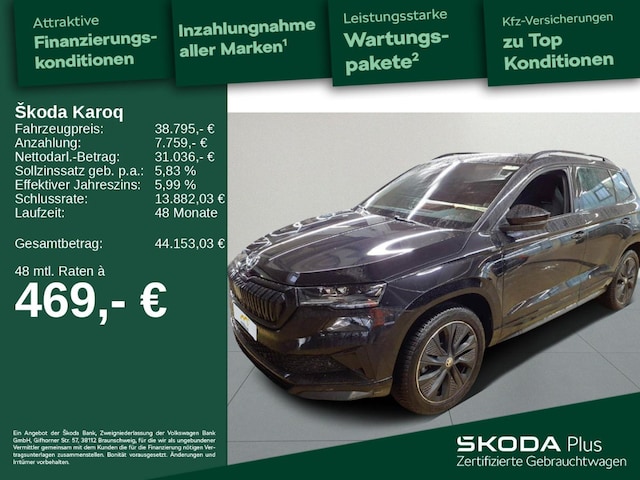 Skoda Karoq 2.0 TSI 4x4 Sportline