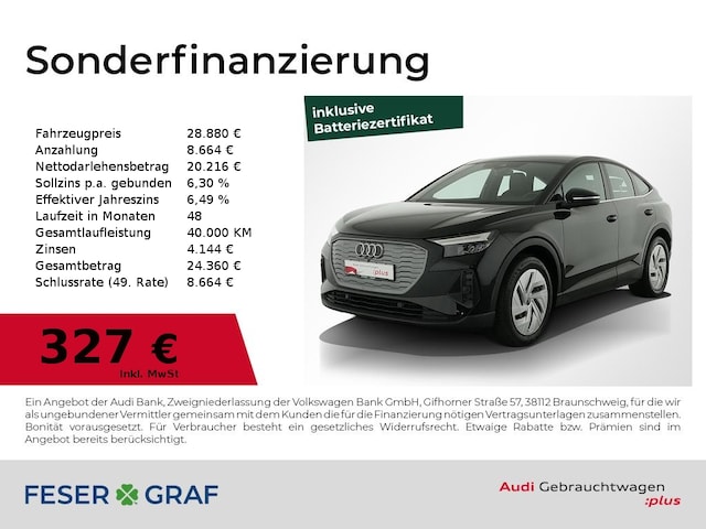 Audi Q4 e-tron 35 Sportback