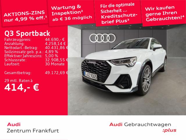 Audi Q3 40 TFSI Quattro S-Line S-Tronic Sportback