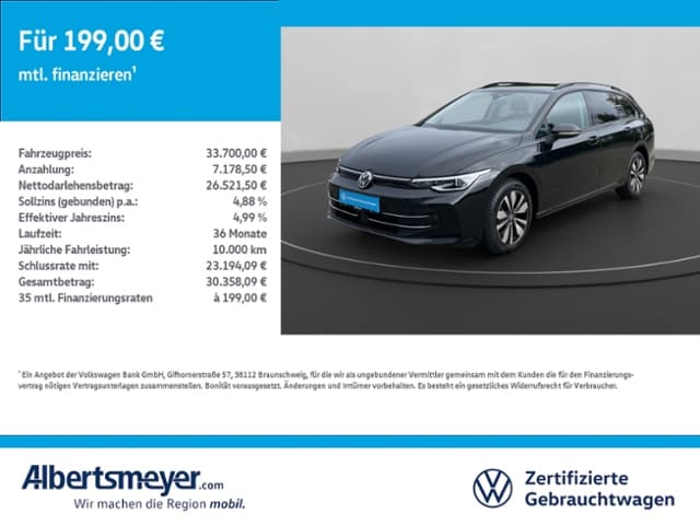 Volkswagen Golf 1.5 eTSI DSG Golf VIII Variant