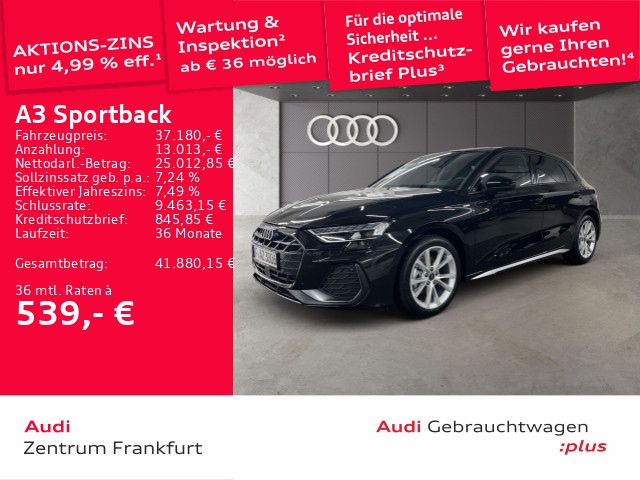 Audi A3 35 TFSI S-Line S-Tronic Sportback