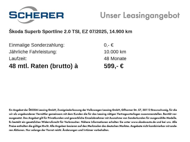 Skoda Superb 4x4 Combi Sportline