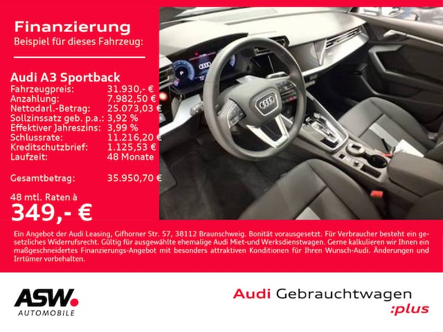Audi A3 30 TFSI S-Tronic Sportback