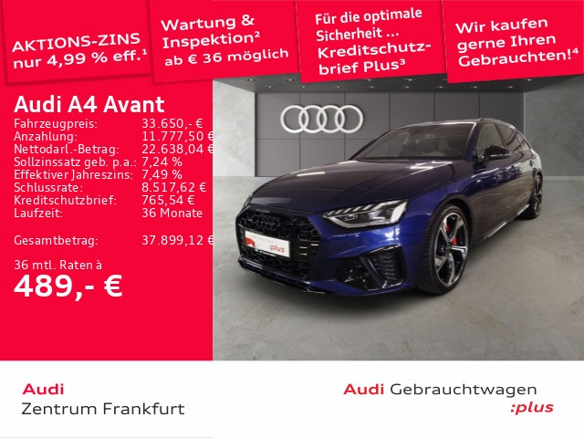 Audi A4 40 TFSI Avant Quattro S-Line S-Tronic