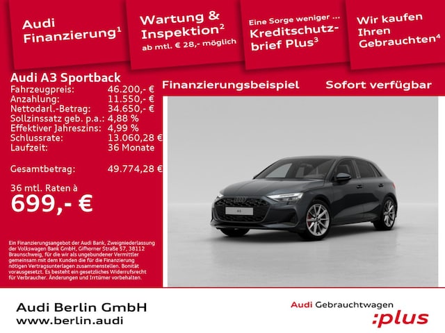 Audi A3 35 TFSI S-Tronic Sportback