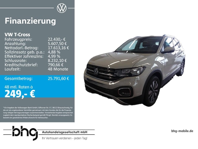 Volkswagen T-Cross 1.0 TSI DSG Move