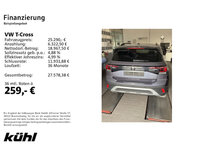 Volkswagen T-Cross 1.0 TSI DSG