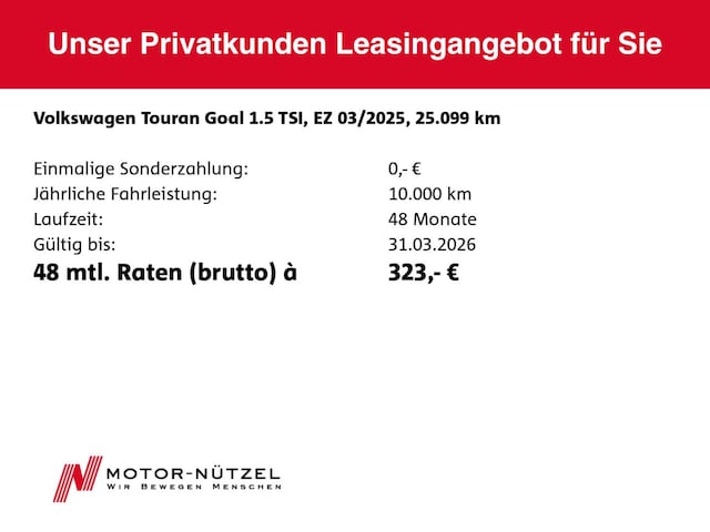 Volkswagen Touran 1.5 TSI DSG