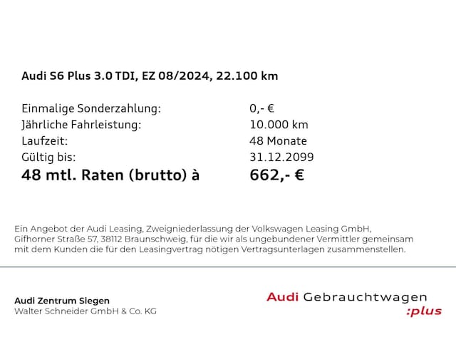 Audi S6 Quattro Sedan